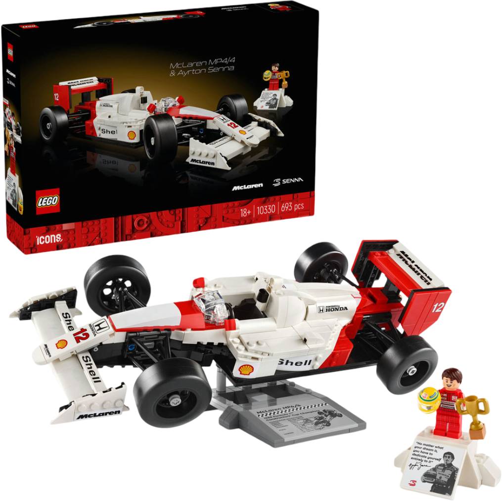 Конструктор LEGO ICONS McLaren MP4/4 и Айртон Сенна (10330) - Фото 1