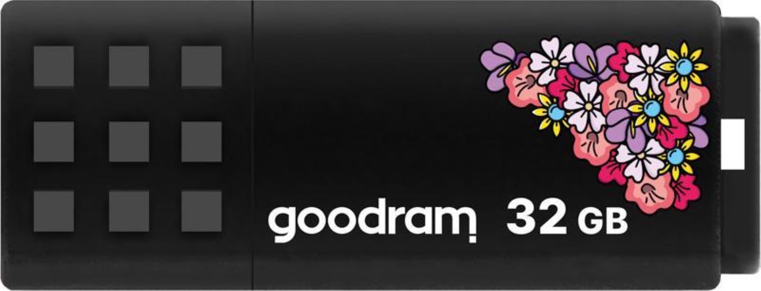 Флеш USB Goodram UME2 32GB Spring Black (UME2-0320K0R11-SP) - Фото 1