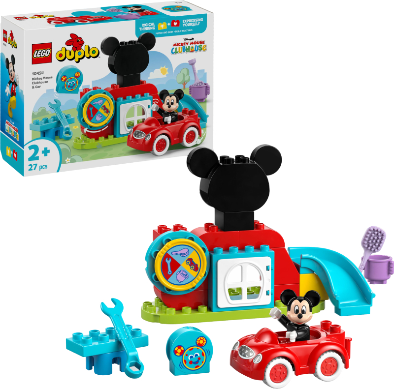 Конструктор LEGO DUPLO │ Disney Міккі Маус: Клубний будинок і автомобіль (10454) - Фото 1