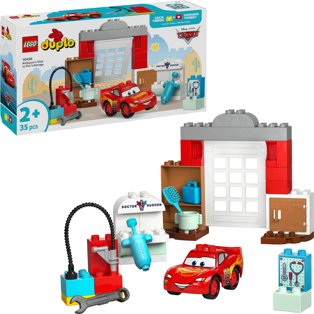 Конструктор LEGO DUPLO Disney Визит МакКвина в гараж Дока (10456) - Фото 1
