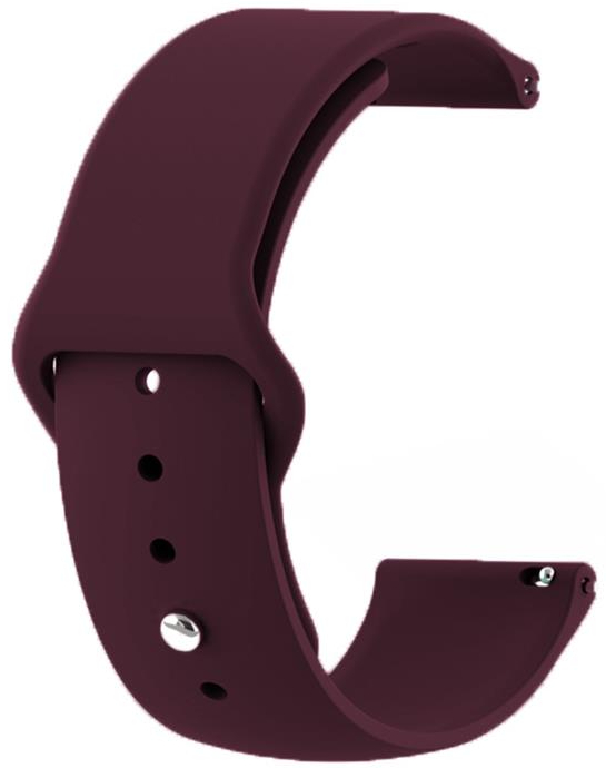 Ремешок для смарт-часов BeCover for Samsung Galaxy Watch 46mm/Watch 3 45mm/Gear S3 Classic/Gear S3 Frontier Purple-Wine (706318) - Фото 1