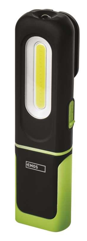 Фонарь аккумуляторный EMOS LED P4537 330 lm, 1200mAh, ручн.резина+слой. - Фото 1