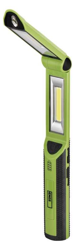 Фонарь аккумуляторный EMOS LED P4535 6W 670Lm Li-Ion, ручн.резина+слой. - Фото 1