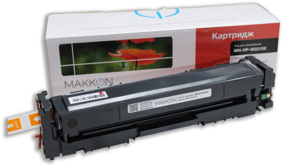 Картридж для лазерных принтеров/МФУ Makkon совместимый аналог HP W2210X (207X) black (MN-HP-W2210X) - Фото 1