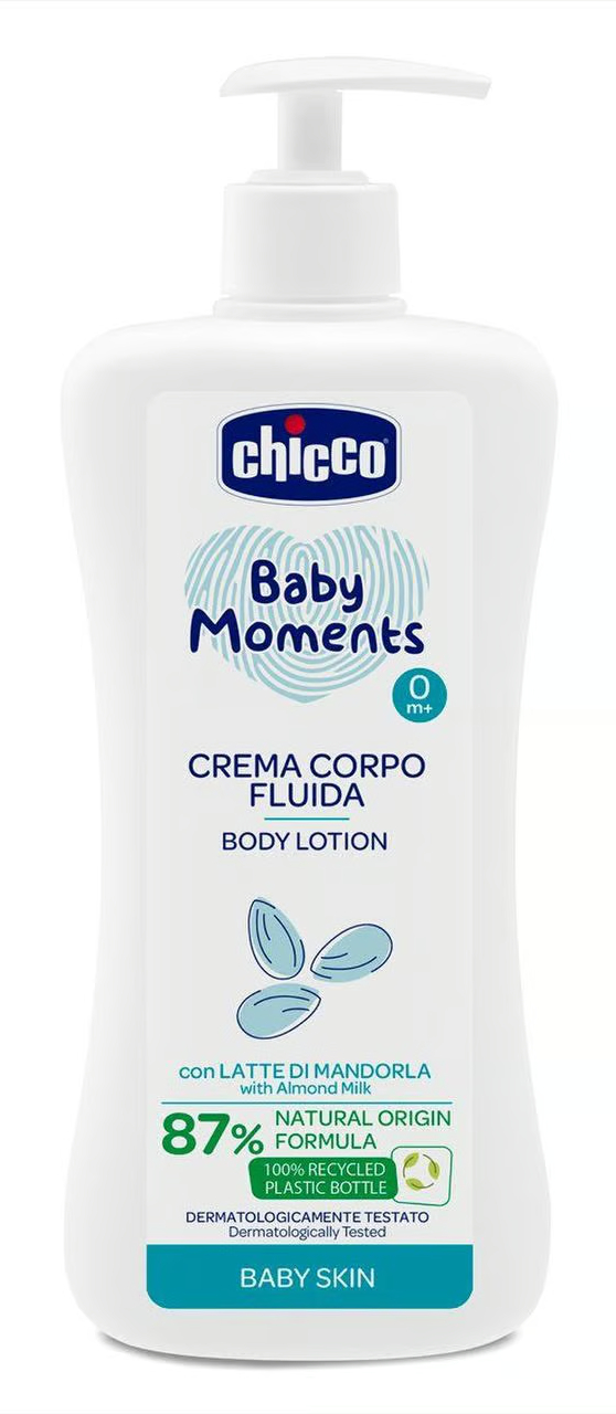 Молочко и лосьоны для тела детские Chicco Baby Moments 500 мл (10595.00) - Фото 1