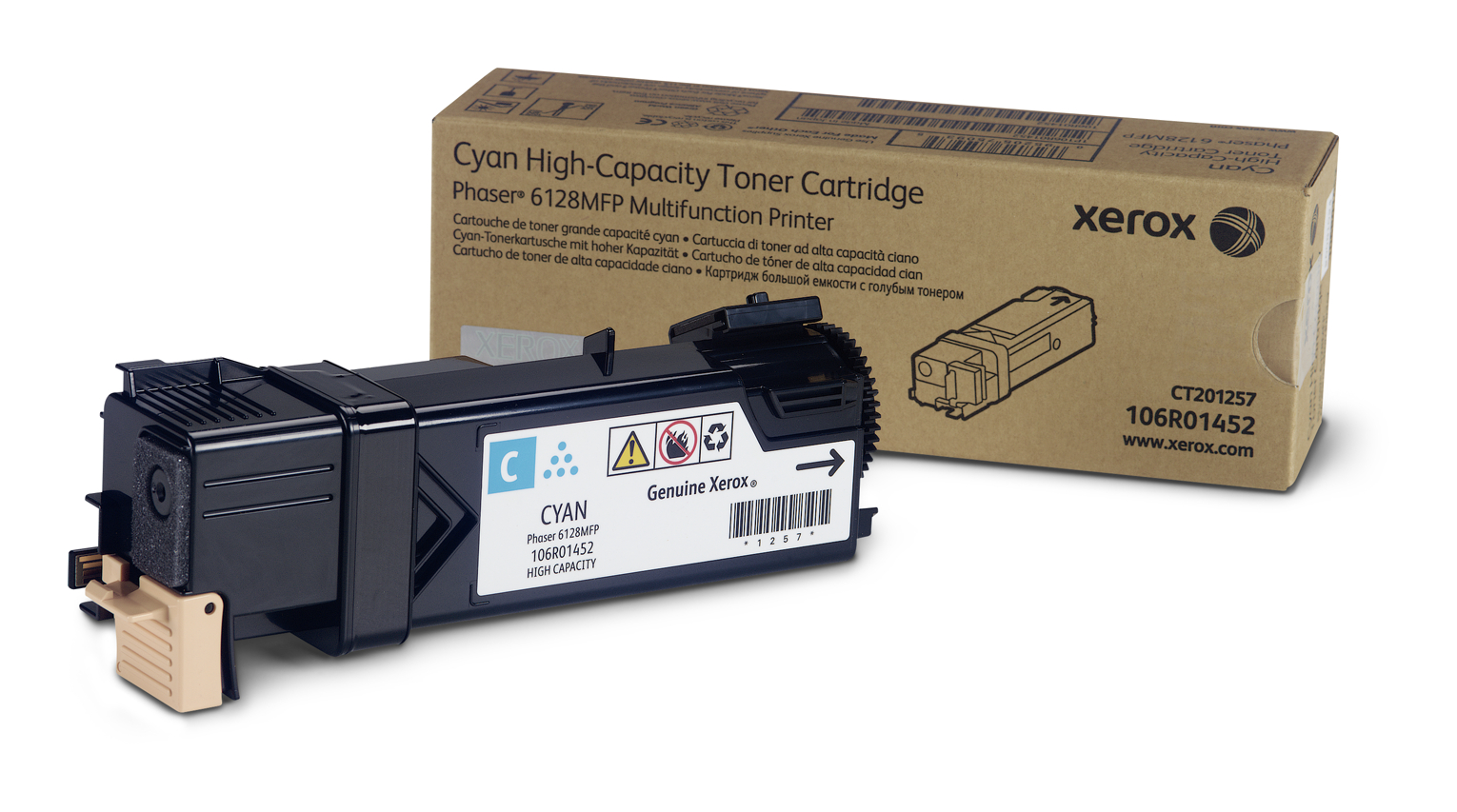 Картридж-тонер Xerox PH6128 Cyan (106R01456) - Фото 1