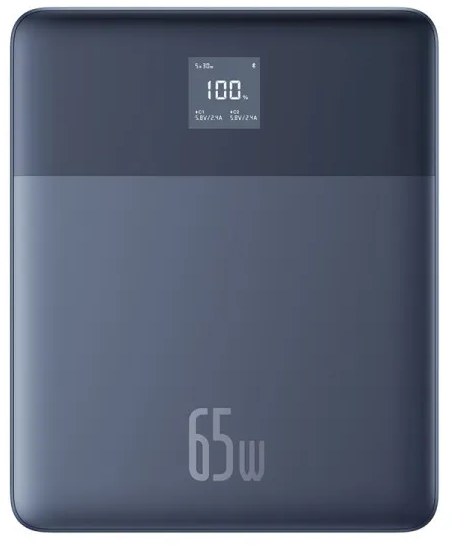 Батарея мобільна Baseus Blade2 Fast-Charging Power Bank with Digital Display Intelligent Edition 12000mAh 65W Mariana Blue (P10063801323-00) - Фото 1