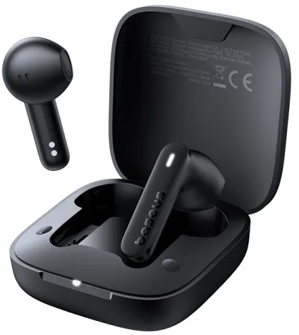 Наушники вкладыши беспроводные TWS Baseus Bowie E16 True Wireless Earphones Cluster Black (A00061900113-01) - Фото 1