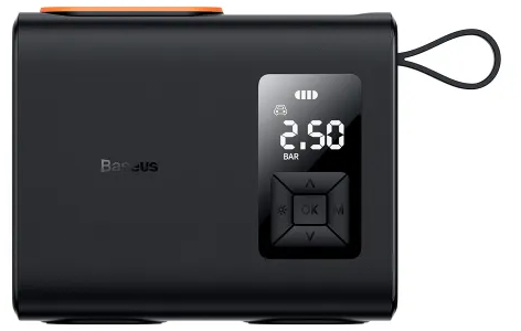 Автокомпрессор Baseus Mega EnergyPump Series Dual Cylinder Wireless Inflator (CRNL060001) - Фото 1