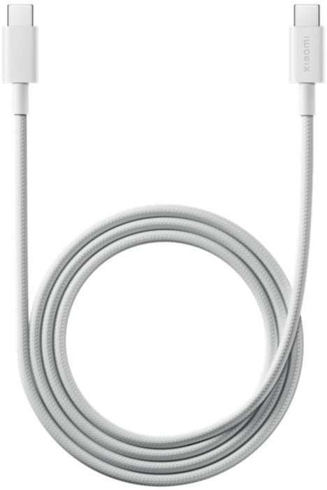 Купить Кабель синхронизации данных Xiaomi Braided Type-C-Type-C 6A 1m (BHR087KGL) White - Фото 1 Кабель синхронизации данных Xiaomi Braided Type-C-Type-C 6A 1m (BHR087KGL) White - Фото 1
