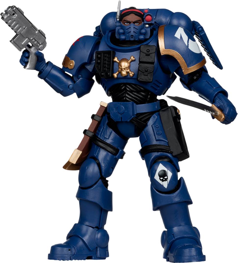 Колекційна фігурка McFarlane Toys Warhammer 40K Lieutenant in Phobos Armour - Ultramarines 7in (787926109061) - Фото 1