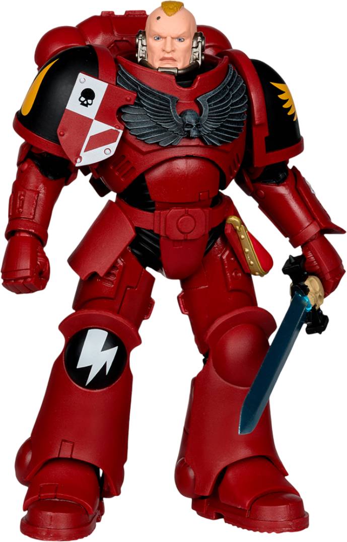 Колекційна фігурка McFarlane Toys Warhammer 40K Assault Intercessor Sergeant - Blood Angel 7in (787926109481) - Фото 1