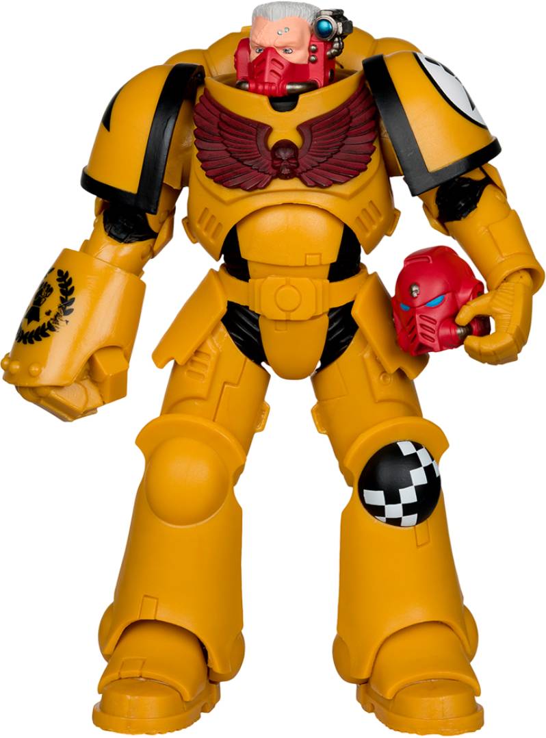 Колекційна фігурка McFarlane Toys Warhammer 40K Intercessor Sergeant  - Imperial Fist Gold Label 7in (787926109542) - Фото 1