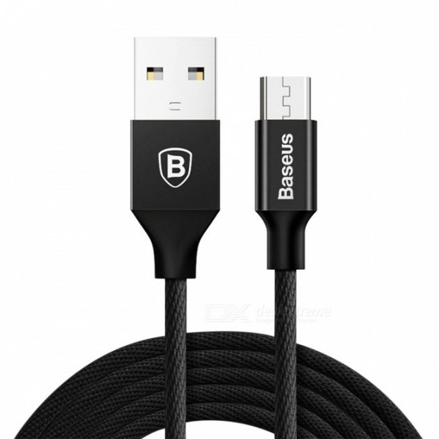Кабель синхронизации данных Baseus Yiven USB-microUSB 1m Black (CAMYW-A01) - Фото 1