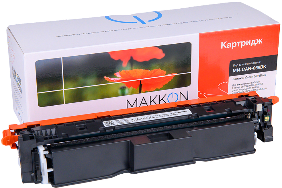Картридж-тонер Makkon Canon 069 для MF-752/754 black (MN-CAN-069BK) - Фото 1