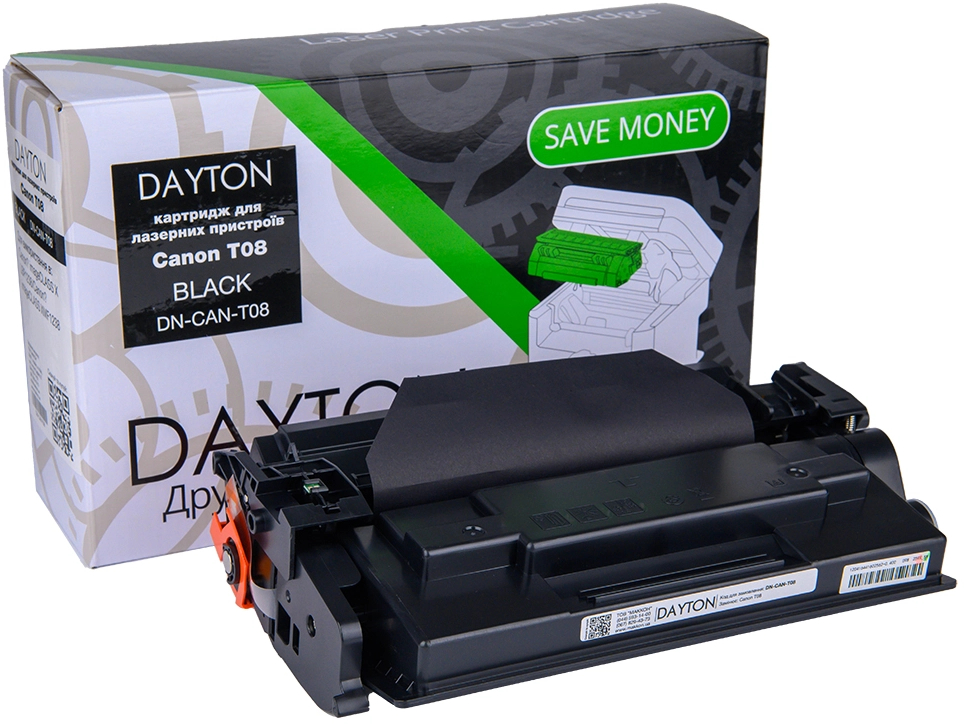 Картридж для лазерных принтеров/МФУ Dayton Canon T08 для  i-Sensys X1238 (DN-CAN-T08) - Фото 1