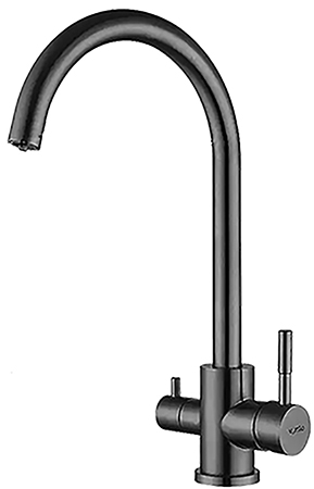 Смеситель кухонный Ventolux KFPW 10 PVD BK - Фото 1