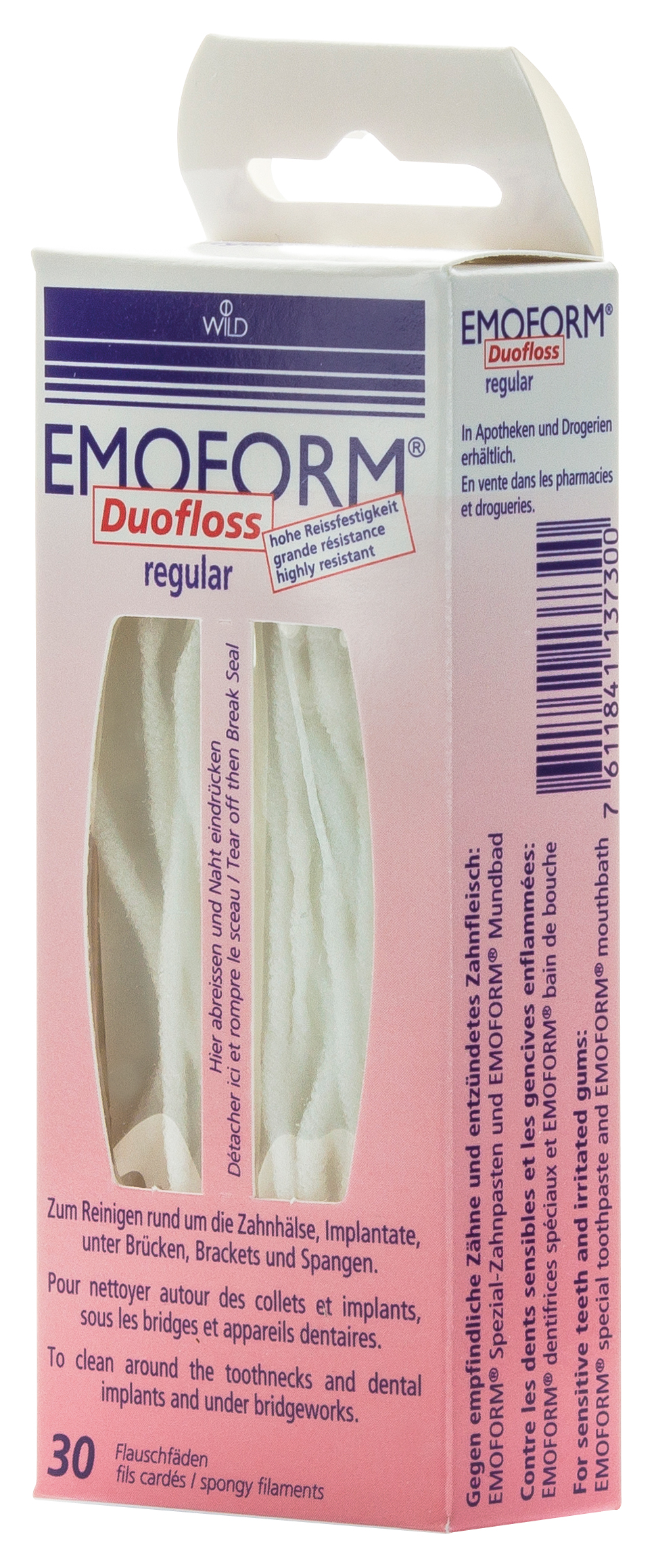 Зубная нить Dr. Wild Emoform Duofloss, обычные, 30 шт. (11.4550) - Фото 1