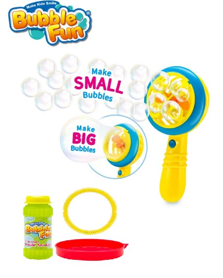 Генератор мильних бульбашок Bubble Fun на батарейках Вентилятор 2в1 (DHOBB10069J) - Фото 1