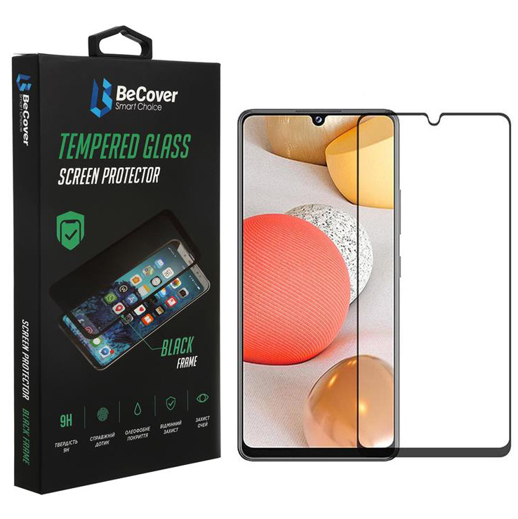 Защитное стекло для смартфона BeCover for Samsung Galaxy M22 SM-M225 Black (706907) - Фото 1