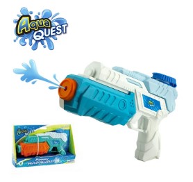 Водяной пистолет Aqua Quest 22 см сине-белый 27x6x16 см (DHOWG10192) - Фото 1
