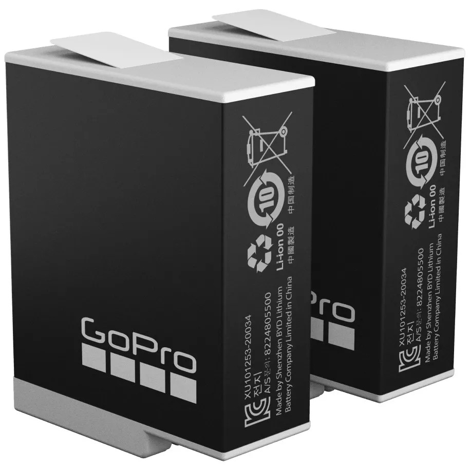 Аккумулятор для экшн-камеры GoPro Enduro Battery for Hero 11, Hero 10, Hero 9 набор (ADBAT-211) - Фото 1