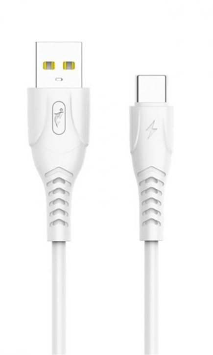Кабель синхронизации данных SkyDolphin S08T USB-Type-C 1m White (USB-000562) - Фото 1