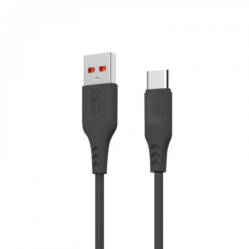 Кабель синхронизации данных SkyDolphin S61T USB Type-C 1 м Black (USB-000444) - Фото 1