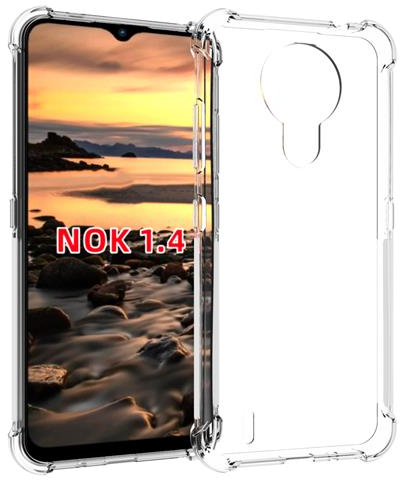 Чехол для смартфона BeCover Anti-Shock for Nokia 1.4 Clear (706965) - Фото 1