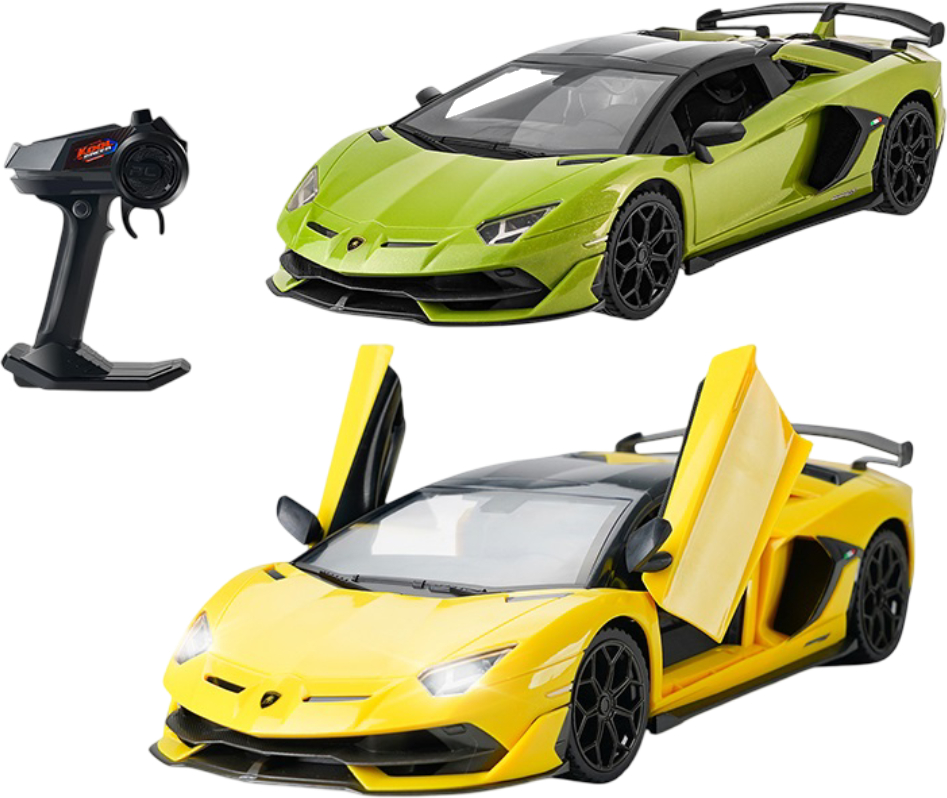 Радіокерована машинка Kool Speed Lamborghini на бат. оливкова/жов. 1:14 в асортименті (DHTRC10578) - Фото 1