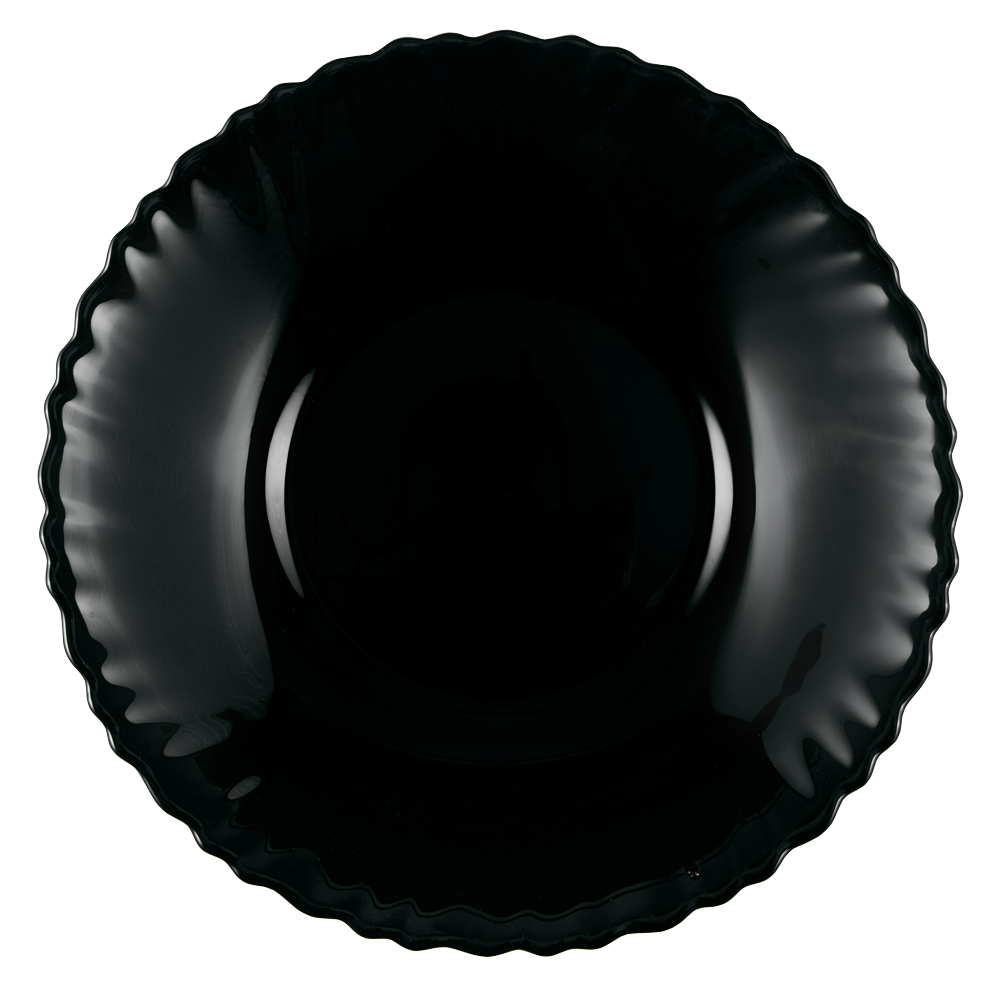 Тарелка суповая Vittora Black Wave 215 мм (V-215WBL) - Фото 1