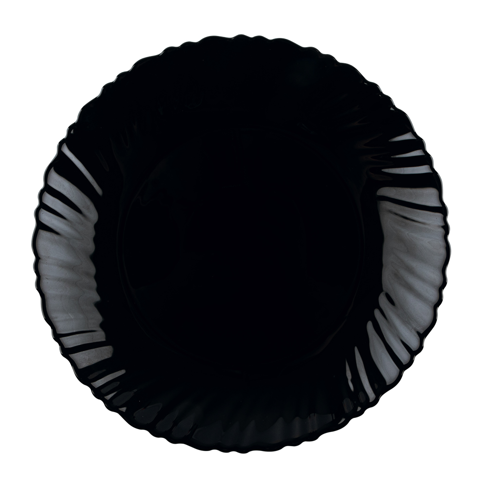 Тарелка обеденная Vittora Black Wave 220 мм (V-220WBL) - Фото 1