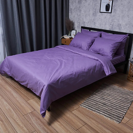 Пододеяльник двуспальный Moon&Star Бязь Gold Люкс Violet Charm 175x210 см (MS-870000792) - Фото 1