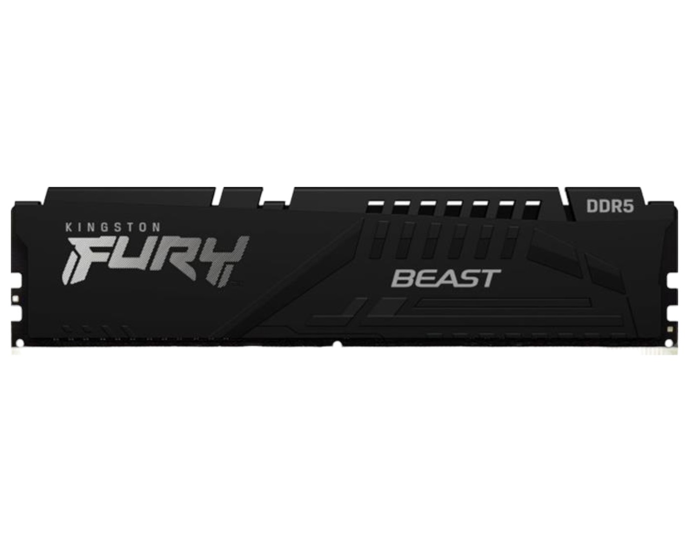 Память DDR Kingston DDR5 16GB/6400 Fury Beast Black (KF564C32BBE-16) - Фото 1