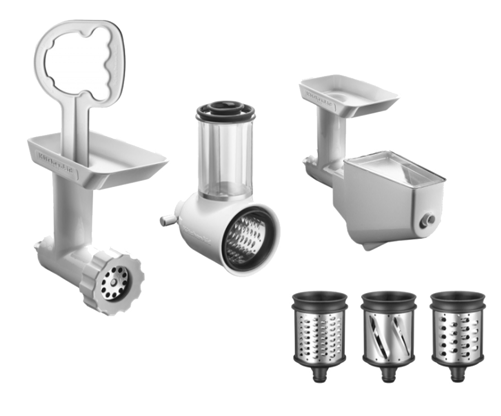 Насадка для мясорубки KitchenAid набор 3 шт. 5KSMFGA, 5KSMFVSP, 5KSMVSA - Фото 1