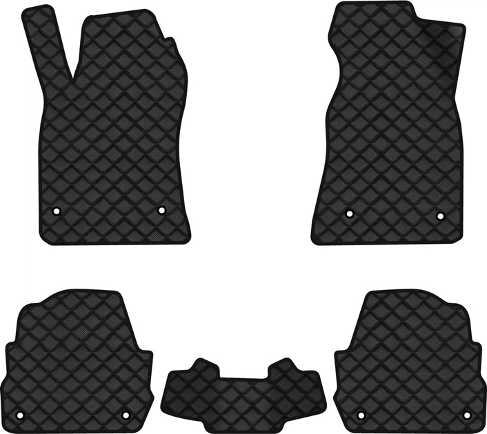 Коврики из экокожи в салон авто EVAtech ECO для A6 (C5) FWD Restyling Audi 2001-2004 2 поколение Combi EU AU32841CLK5AV8BBB - Фото 1