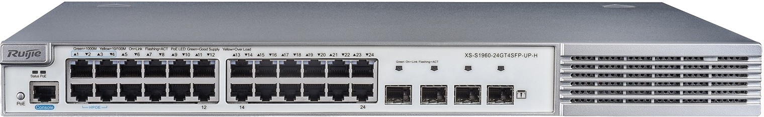 Коммутатор локальной сети (Switch) Ruijie XS-S1960-24GT4SFP-UP-H - Фото 1