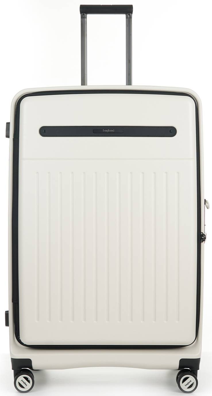 Чемодан Bagland VELO Large белый (1140521763) - Фото 1