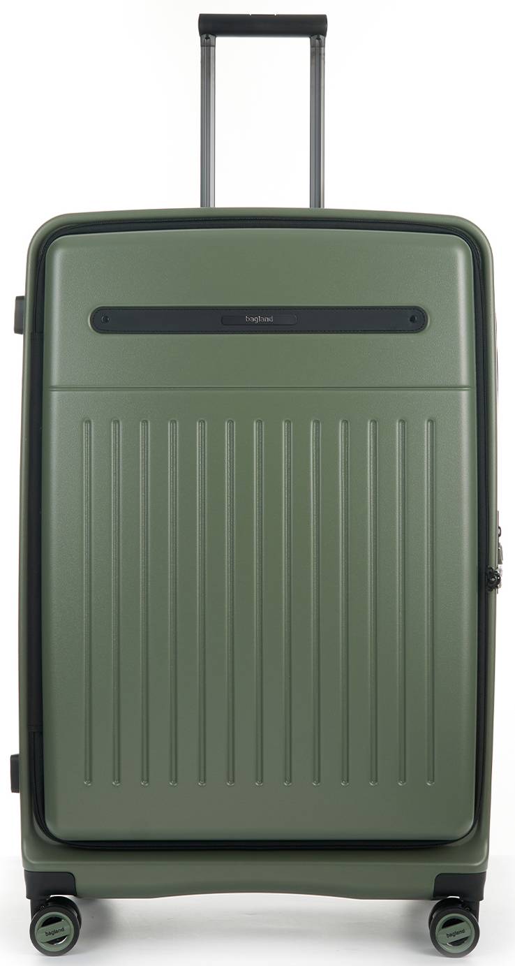 Чемодан Bagland VELO Large хаки (1140521764) - Фото 1