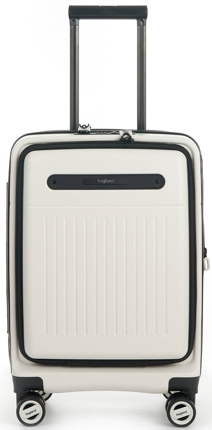 Чемодан Bagland VELO Small белый (1140721769) - Фото 1
