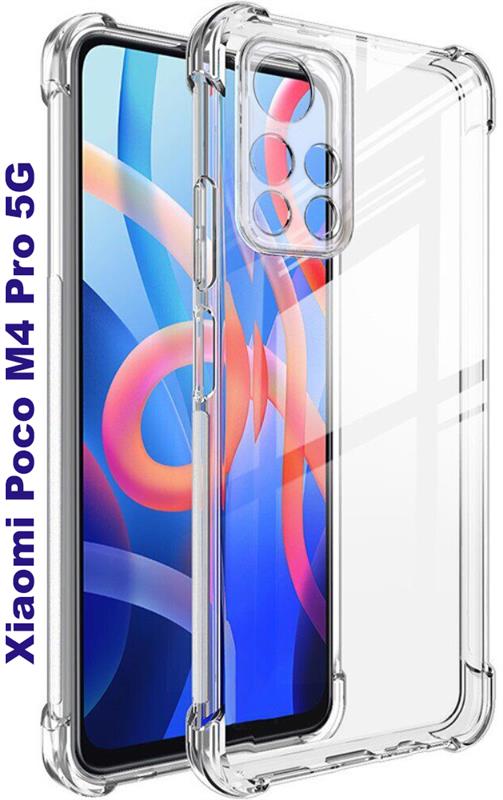 Чехол для смартфона BeCover Anti-Shock for Xiaomi Poco M4 Pro 5G Clear (707198) - Фото 1