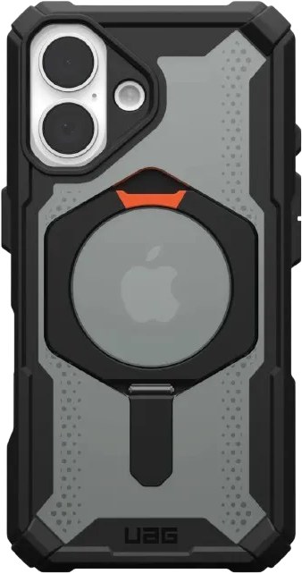 Чехол для смартфона UAG for iPhone 16, Plasma XTE MagSafe, Black/Orange (114476114097) - Фото 1