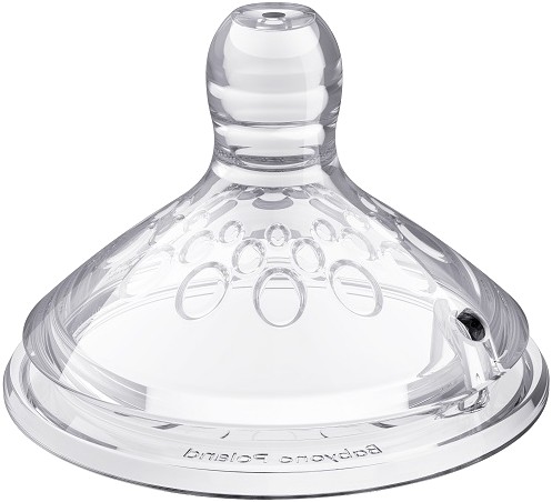 Большой поток соска детская силиконовая BabyOno Natural nursing (1454/02) - Фото 1