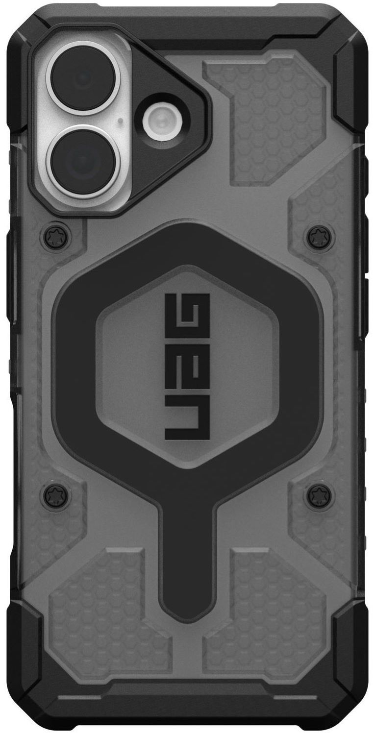 Чохол для смартфону UAG for iPhone 17, Pathfinder Clear MagSafe, Ash/Black (114553113140) - Фото 1