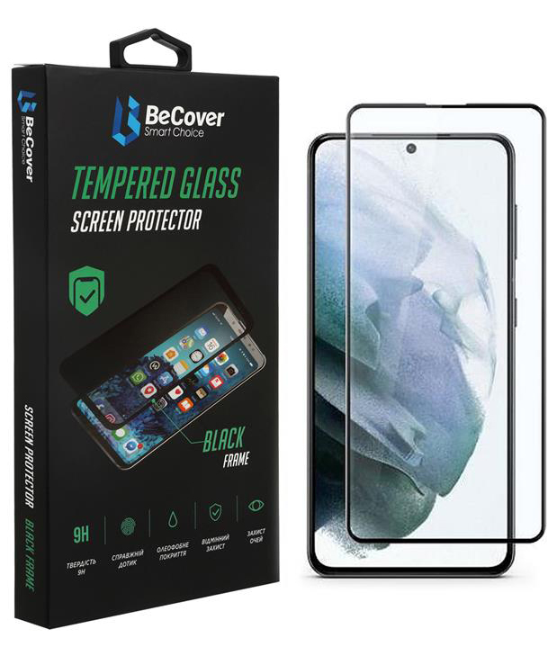 Защитное стекло для смартфона BeCover for Realme GT Black (707243) - Фото 1