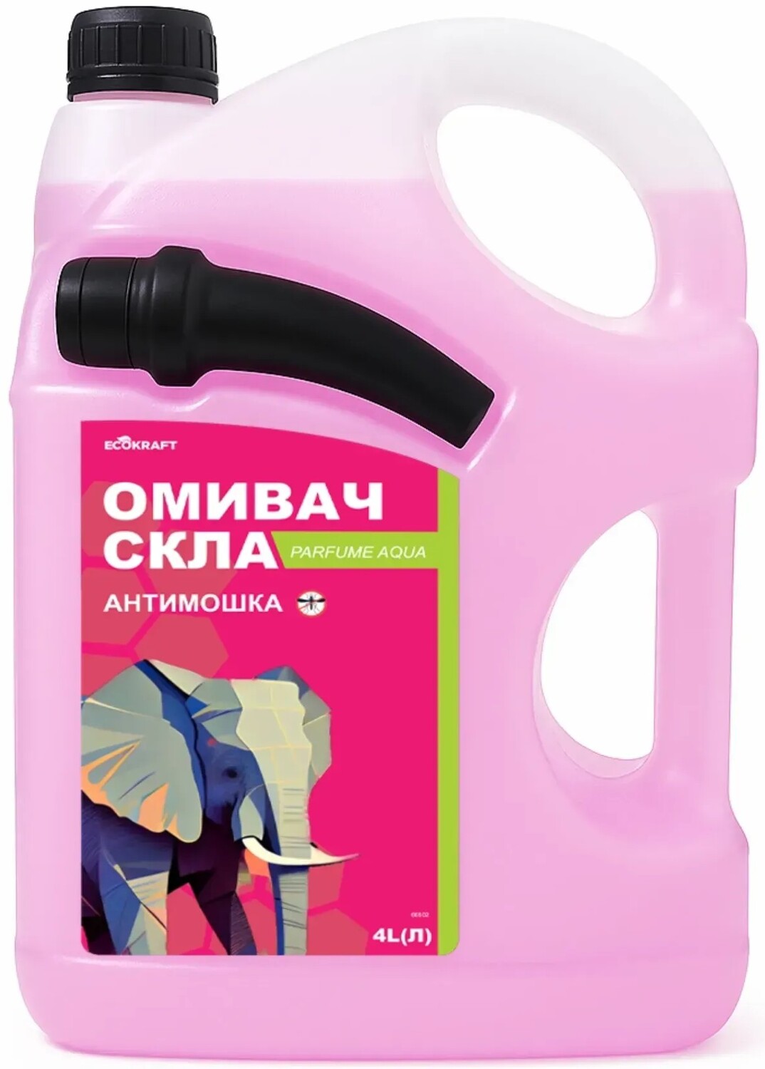 Омивач скла Ecokraft Антимошка парфумований 4 л Parfume Aqua (11638) - Фото 1