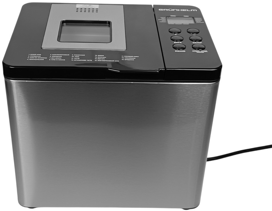 Хлебопечь Grunhelm GBM750 - Фото 1
