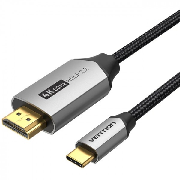 Кабель синхронізації даних Vention USB 3.1 Type-C M - HDMI M, 2.0m v.2.0 (CRBBH) - Фото 1
