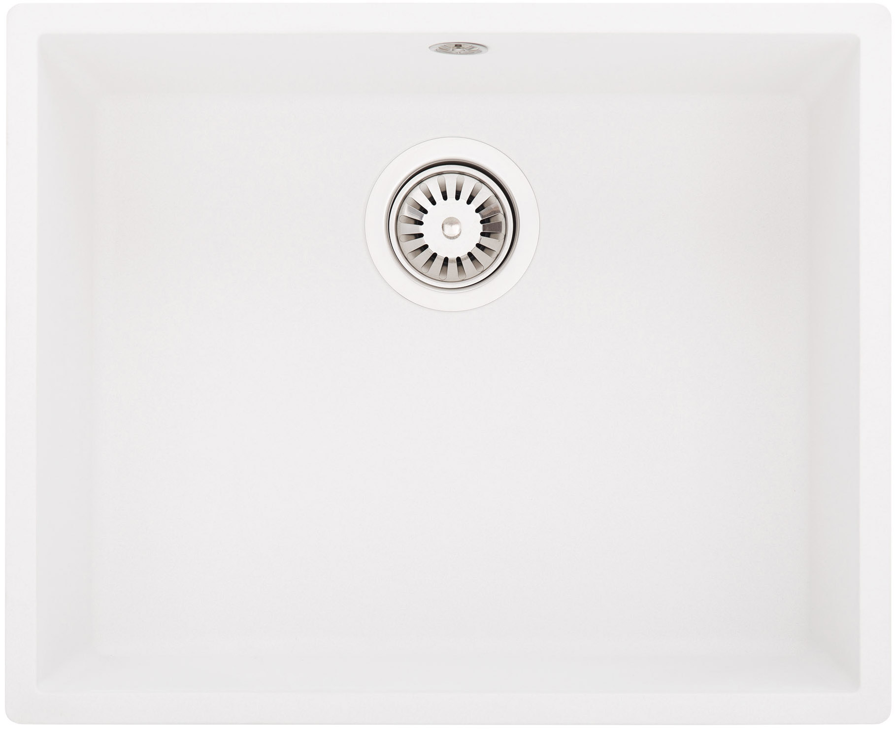 Мойка кухонная Interline Under 600 White - Фото 1