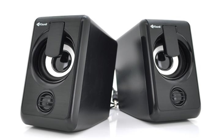 Компьютерная акустика обычная 2.0 Kisonli L-1010/23425 Black - Фото 1